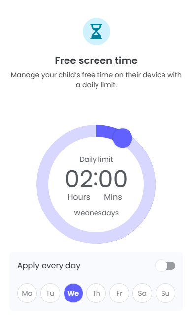 qustodio daily time limits