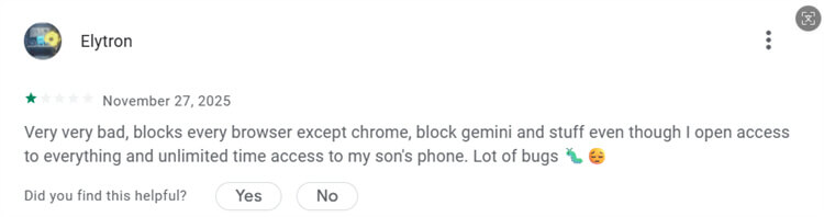 qustodio googleplay about block