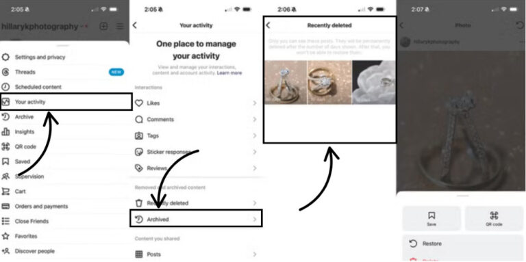 recover a deleted instagram post