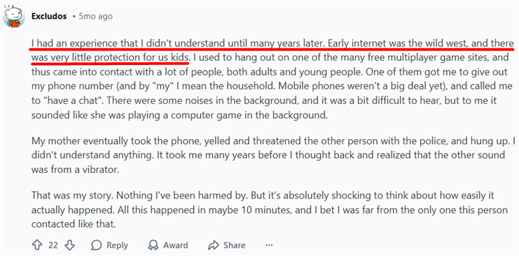 reddit about predators