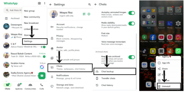 reinstall whatsapp