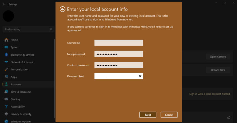 remove microsoft account from windows