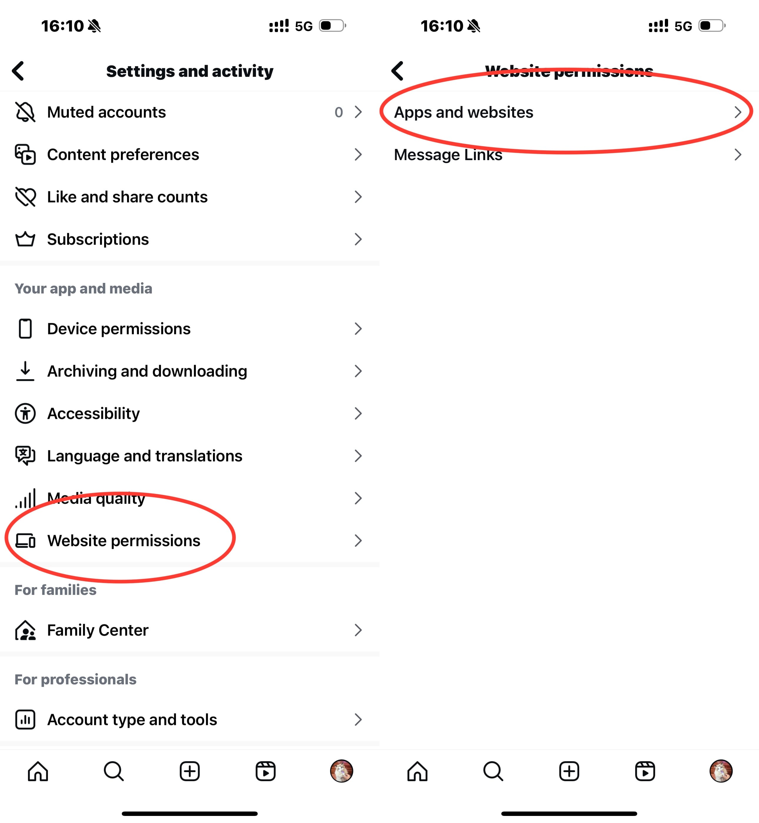 remove third party app access