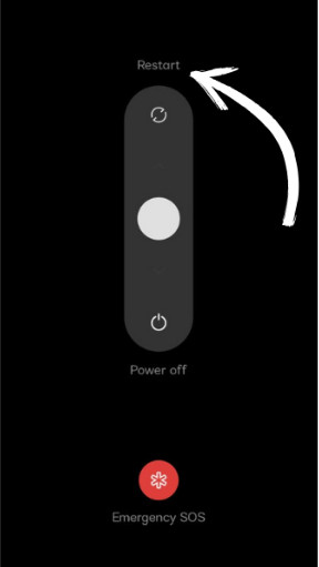 restart android