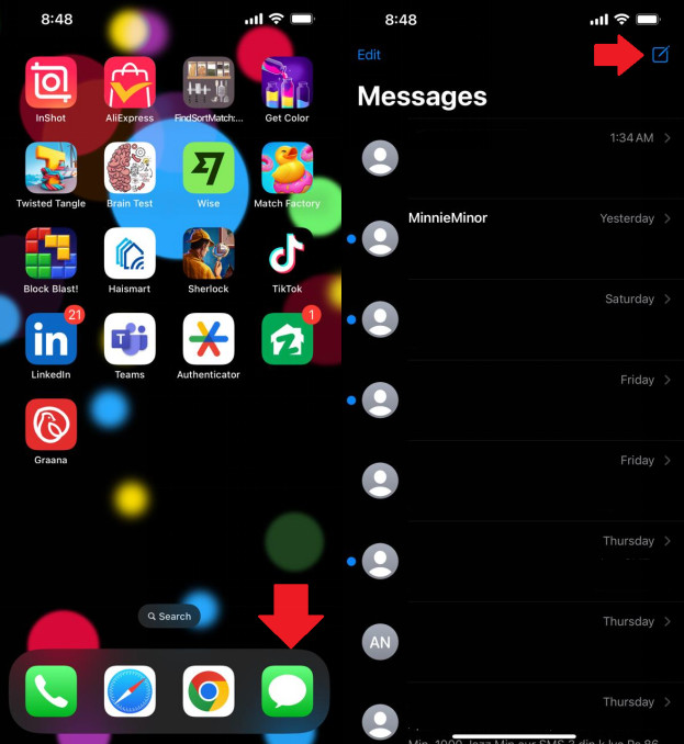 send text message through email
