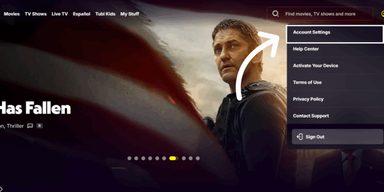 set up a parental pin on tubi