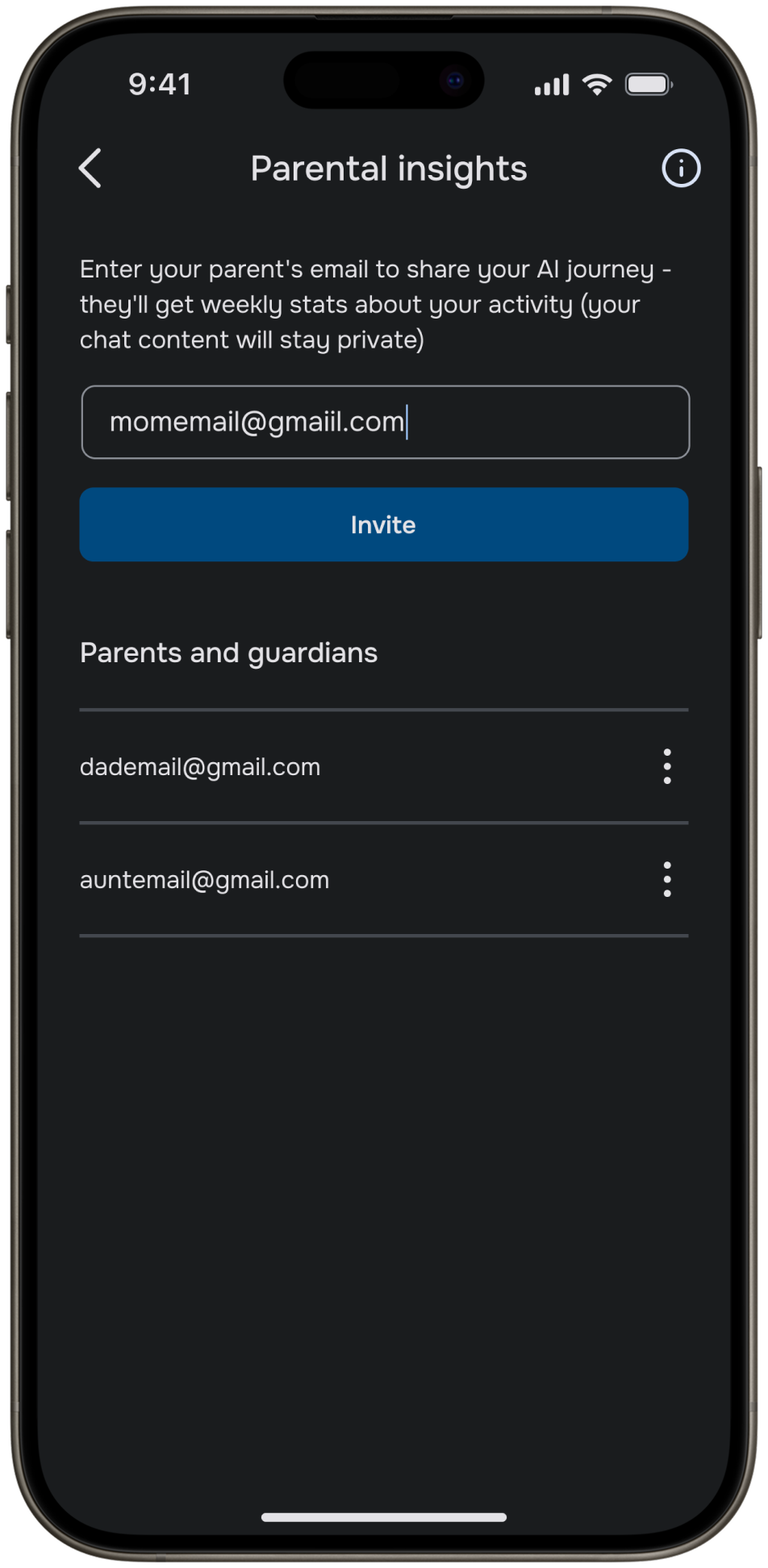 setting parental control