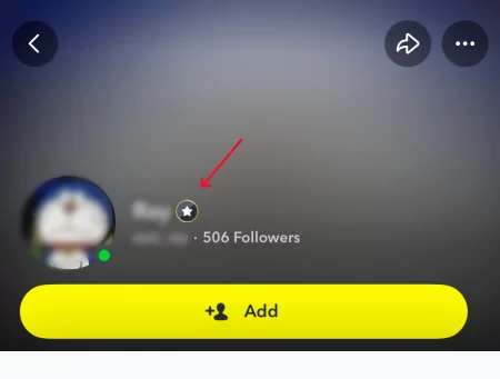 Snapchat Plus badge