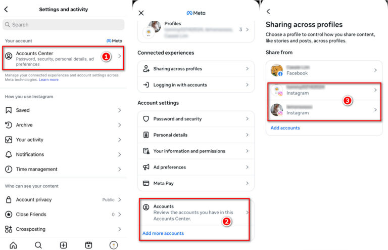 stop sharing photos without facebook instagram unlink