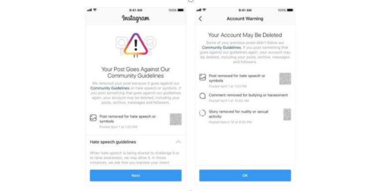 suspend ig account