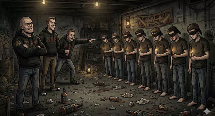 Fraternity hazing danger