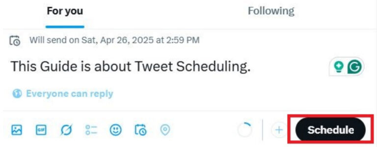 twitter how to schedule tweets