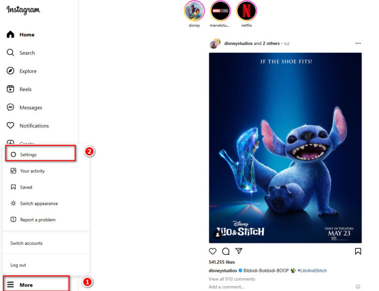 unlink your facebook from instagram