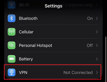 VPN Settings