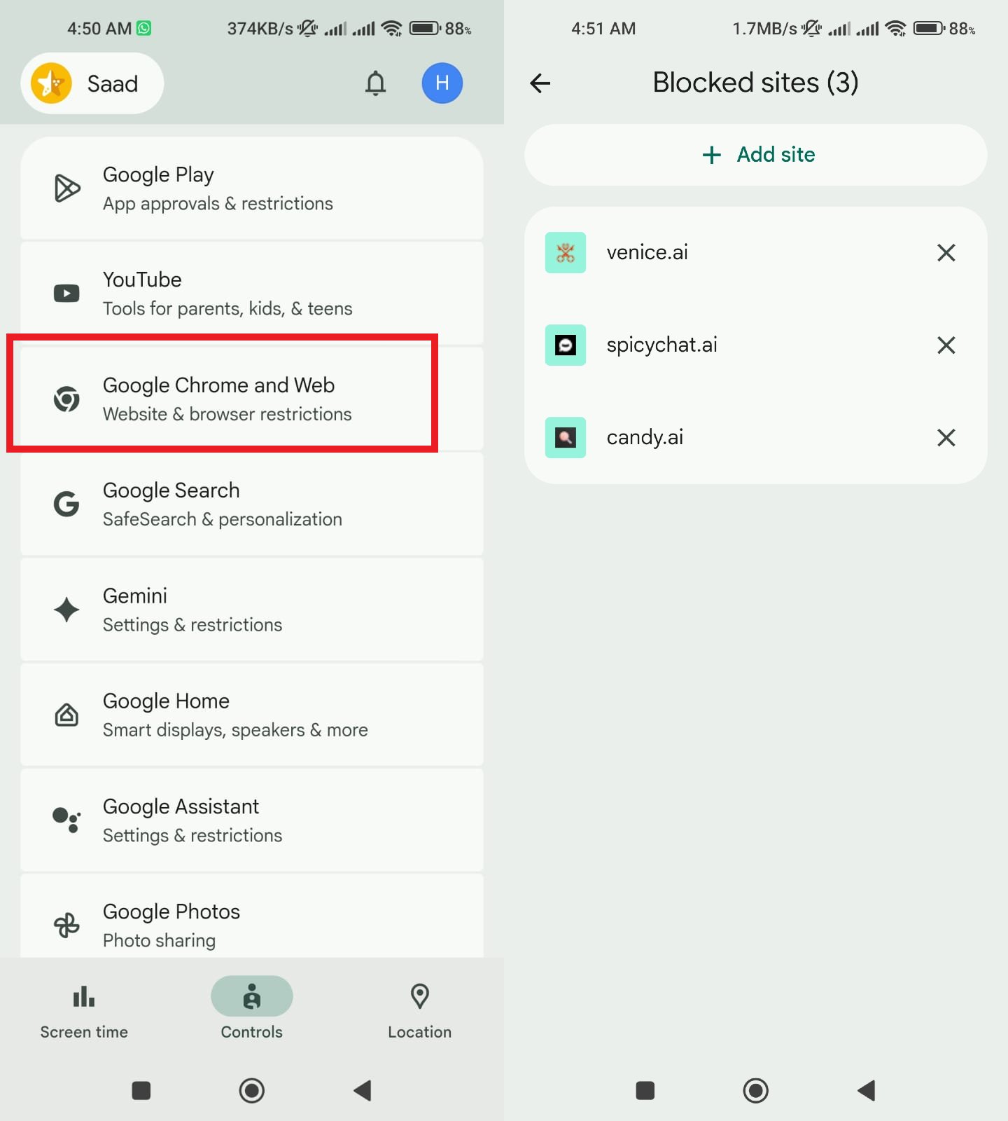 website block venice ai on android