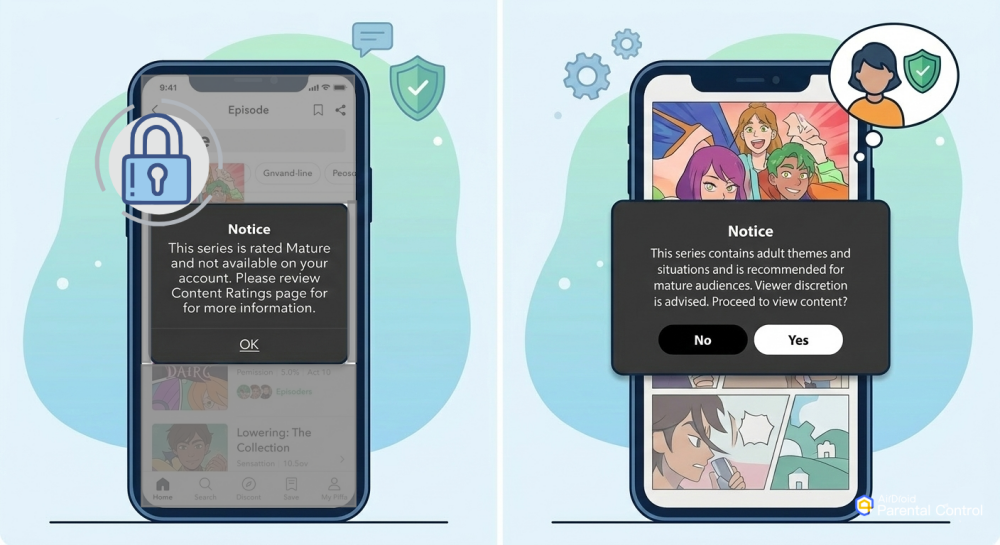 webtoon content warning