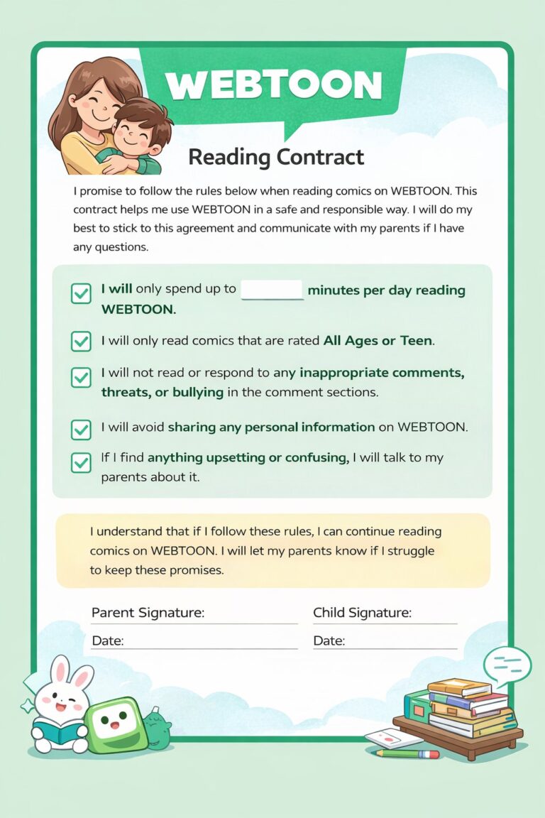WEBTOON reading agreement