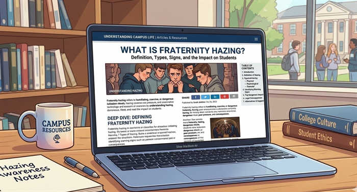 What is Fraternity hazing
