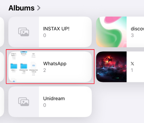 WhatsApp album