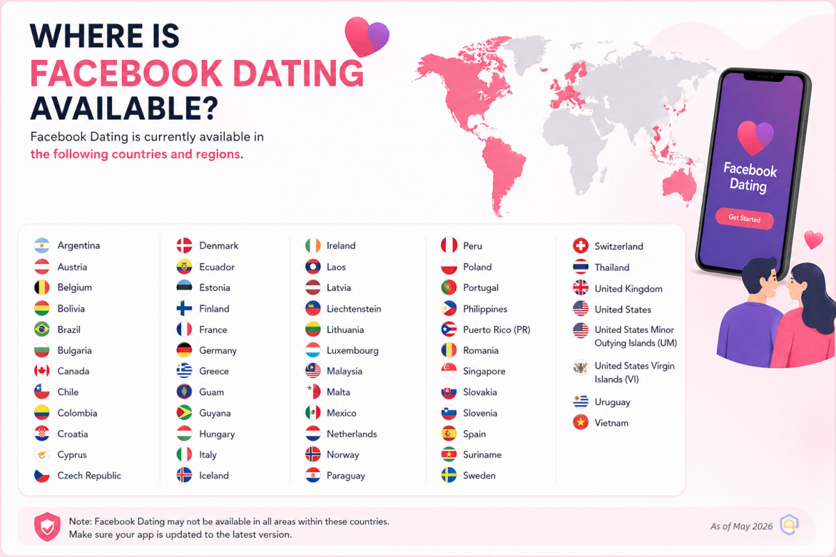 where is Facebook Dating available