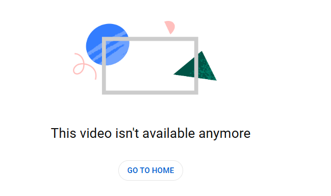 YouTube video unavailable