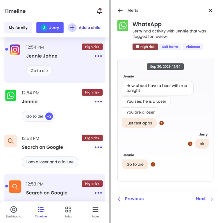 Qustodio Smart Alert