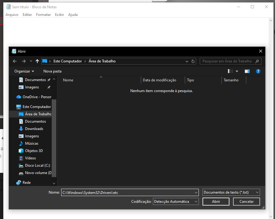 bloquear acesso a um site com edição do arquivo Hosts
