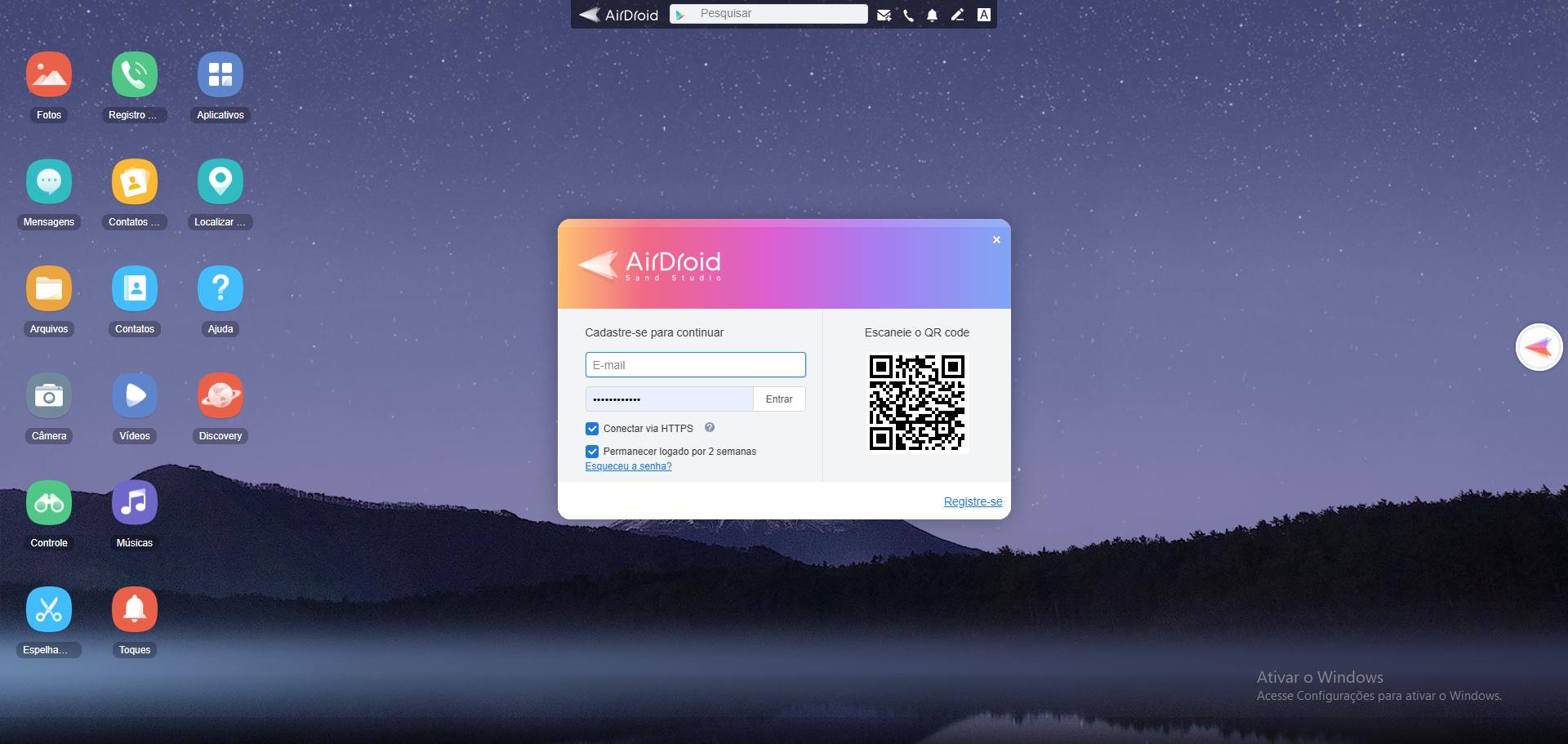 AirDroid Personal Web
