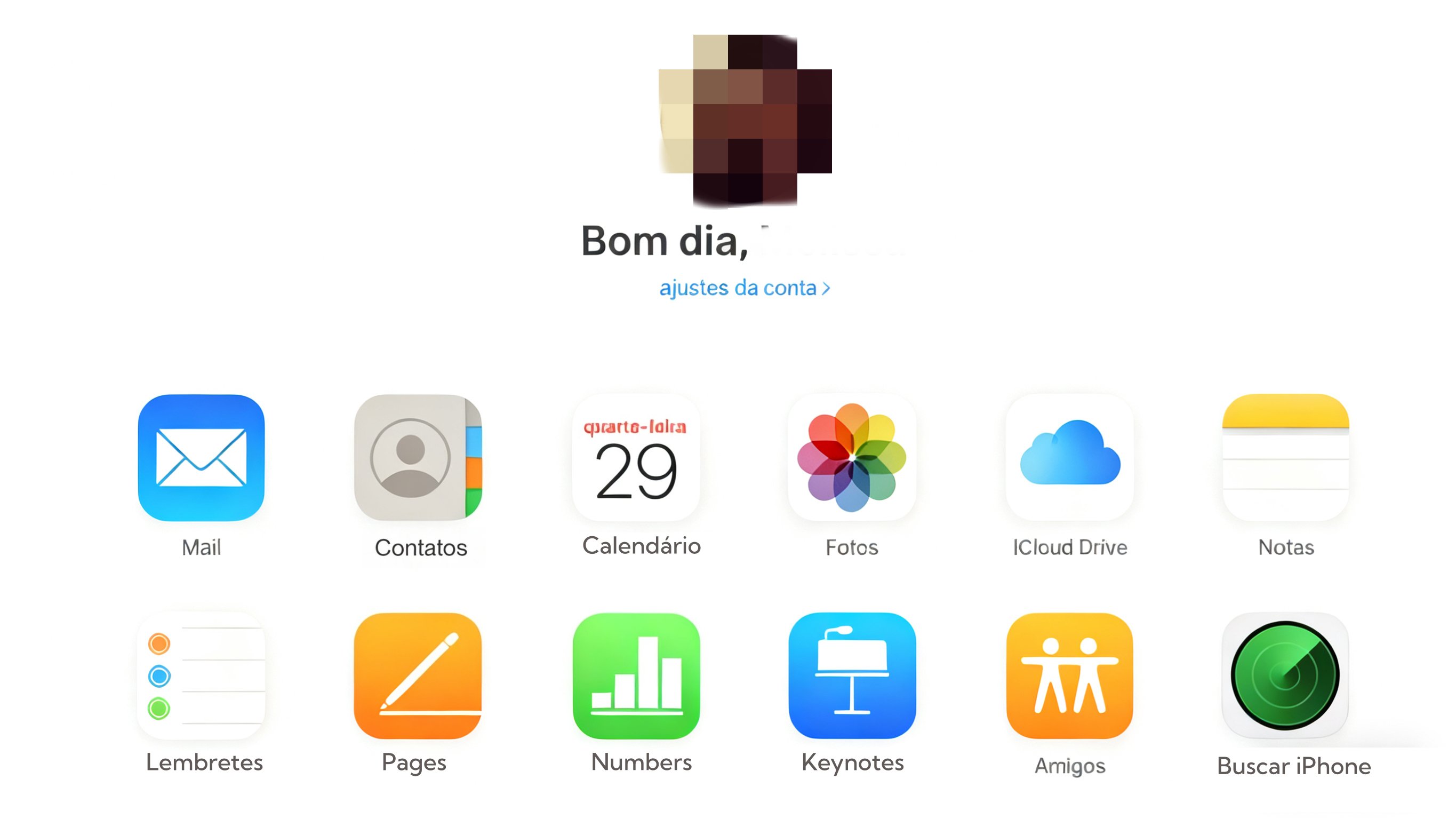 Site do iCloud