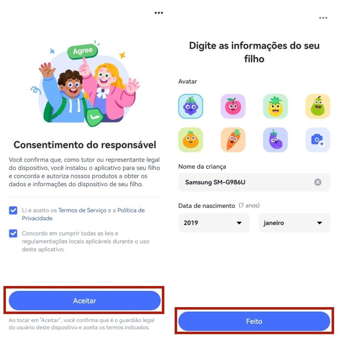 Configurar o AirDroid Kids