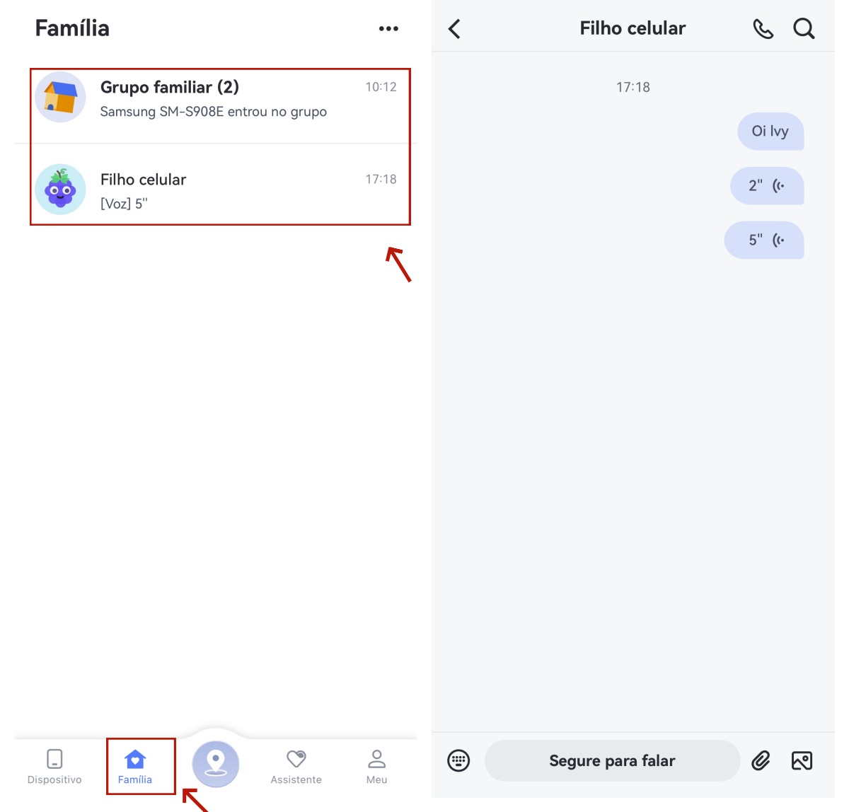 AirDroid Parental Control Family Chat