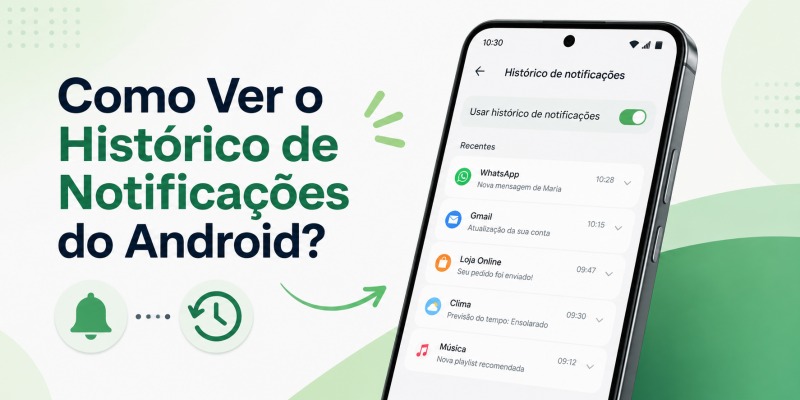 ver o histórico de notificações do android