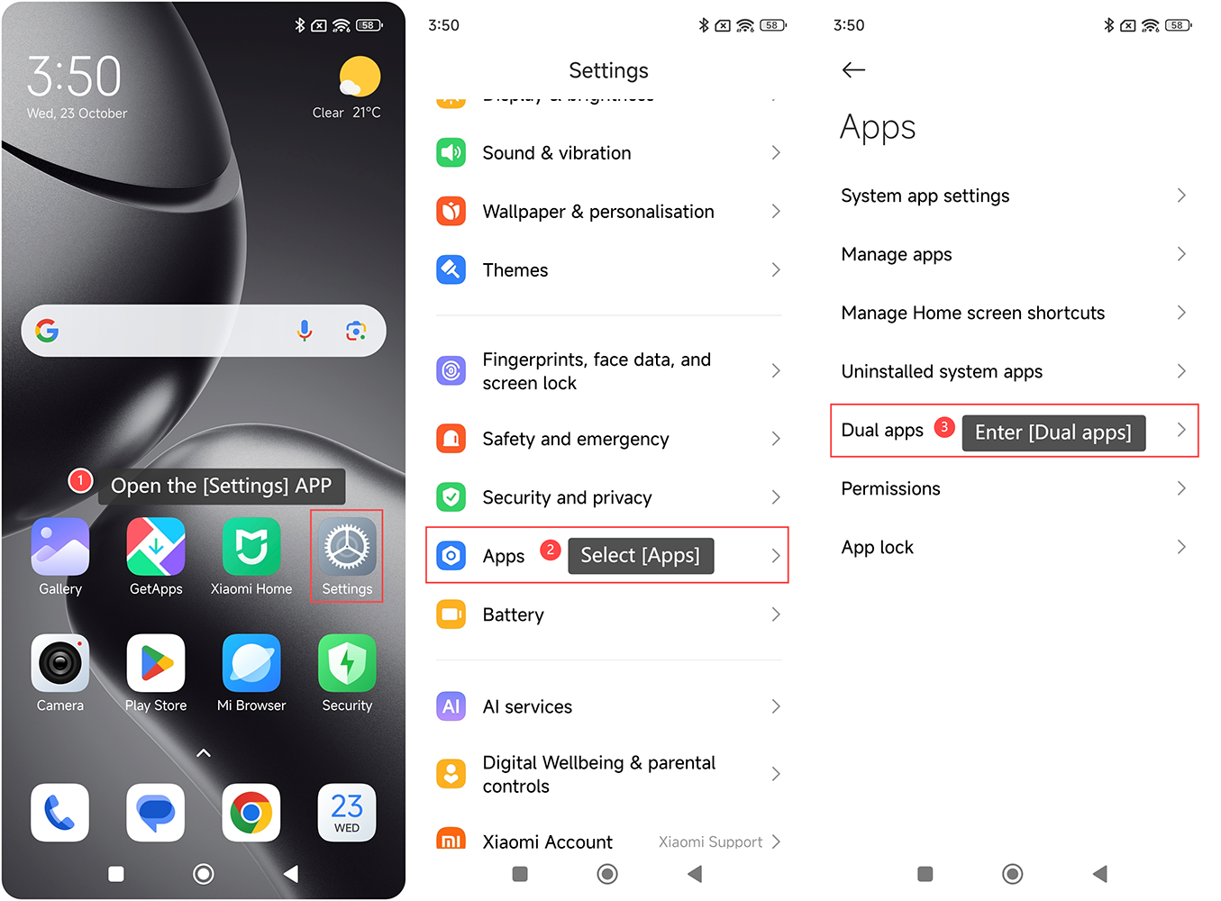 espelhar whatsapp em outro celular usando xiaomi dual apps