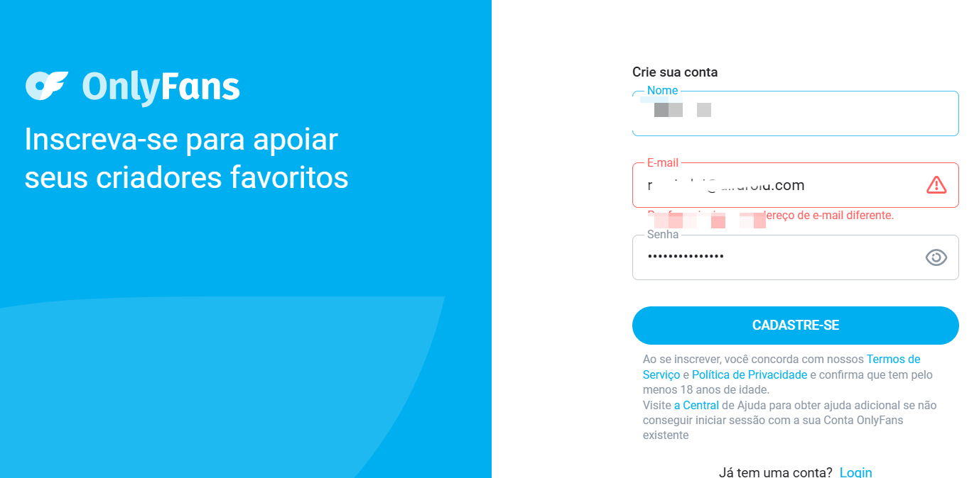 Como saber se alguém tem OnlyFans pelo cadastro