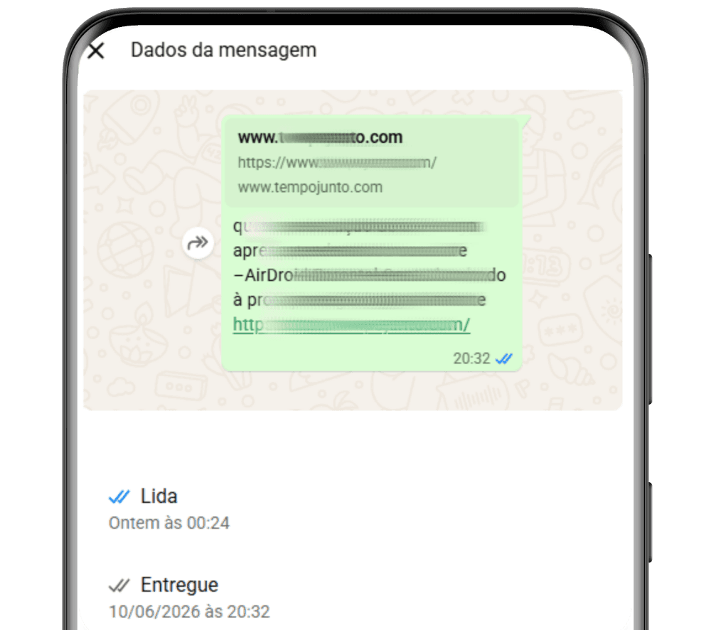 Confirmações de leitura no WhatsApp