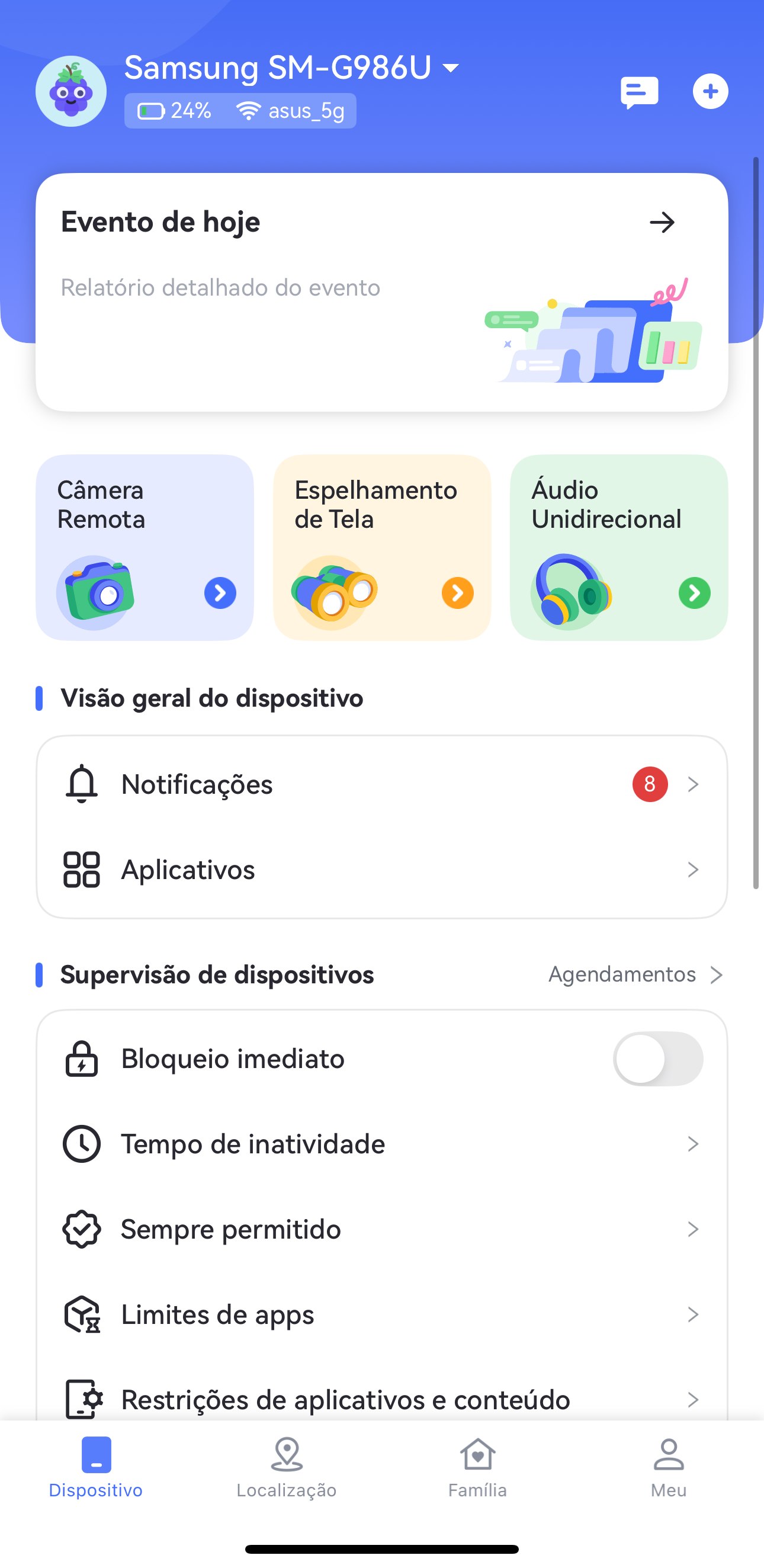 controlar celular do filho com airdroid parental control