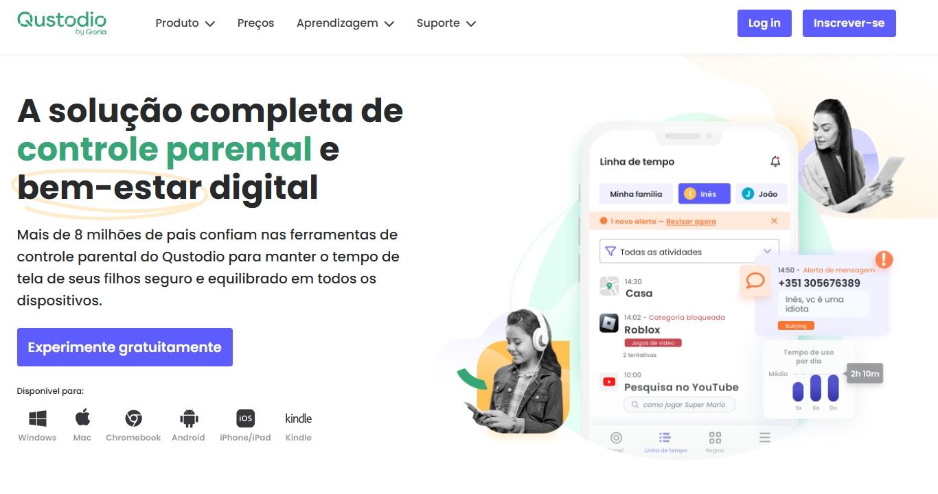controle parental android - qustodio