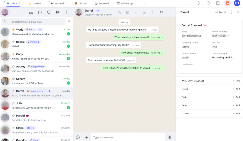 sincronizar notificações de aplicativos