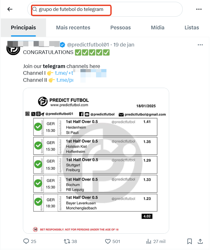 achar grupos no Telegram pelas redes sociais