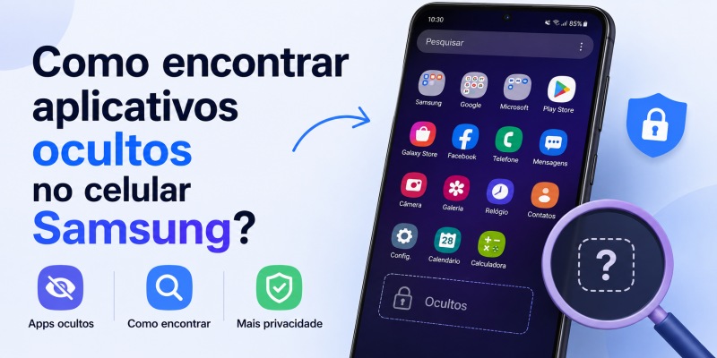 como descobrir aplicativos ocultos no celular