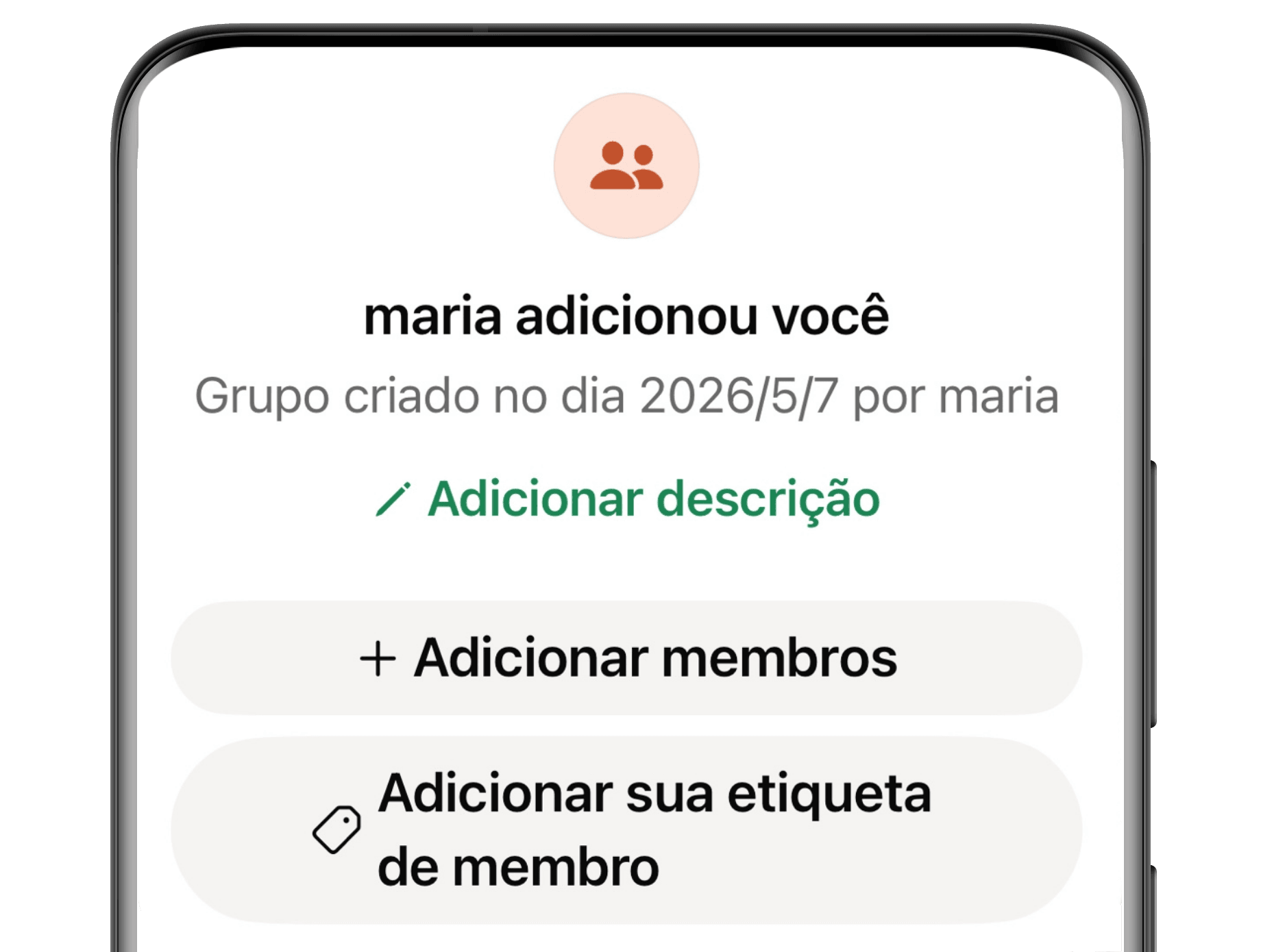 Grupos no WhatsApp