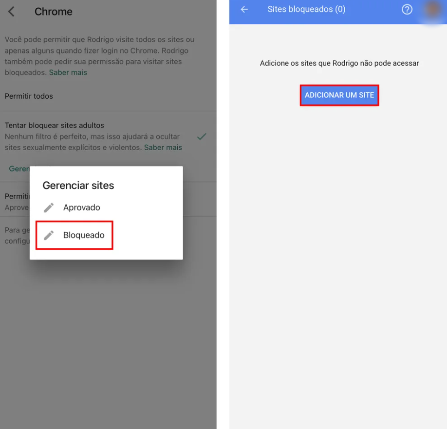 google familiy link bloquea janitor ai