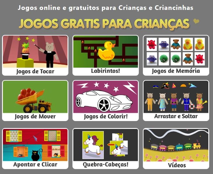 Jogos Grátis para Crianças