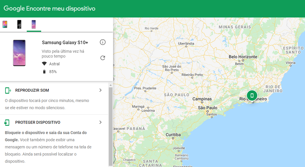 Localizador do Google