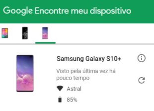 Selecione o dispositivo