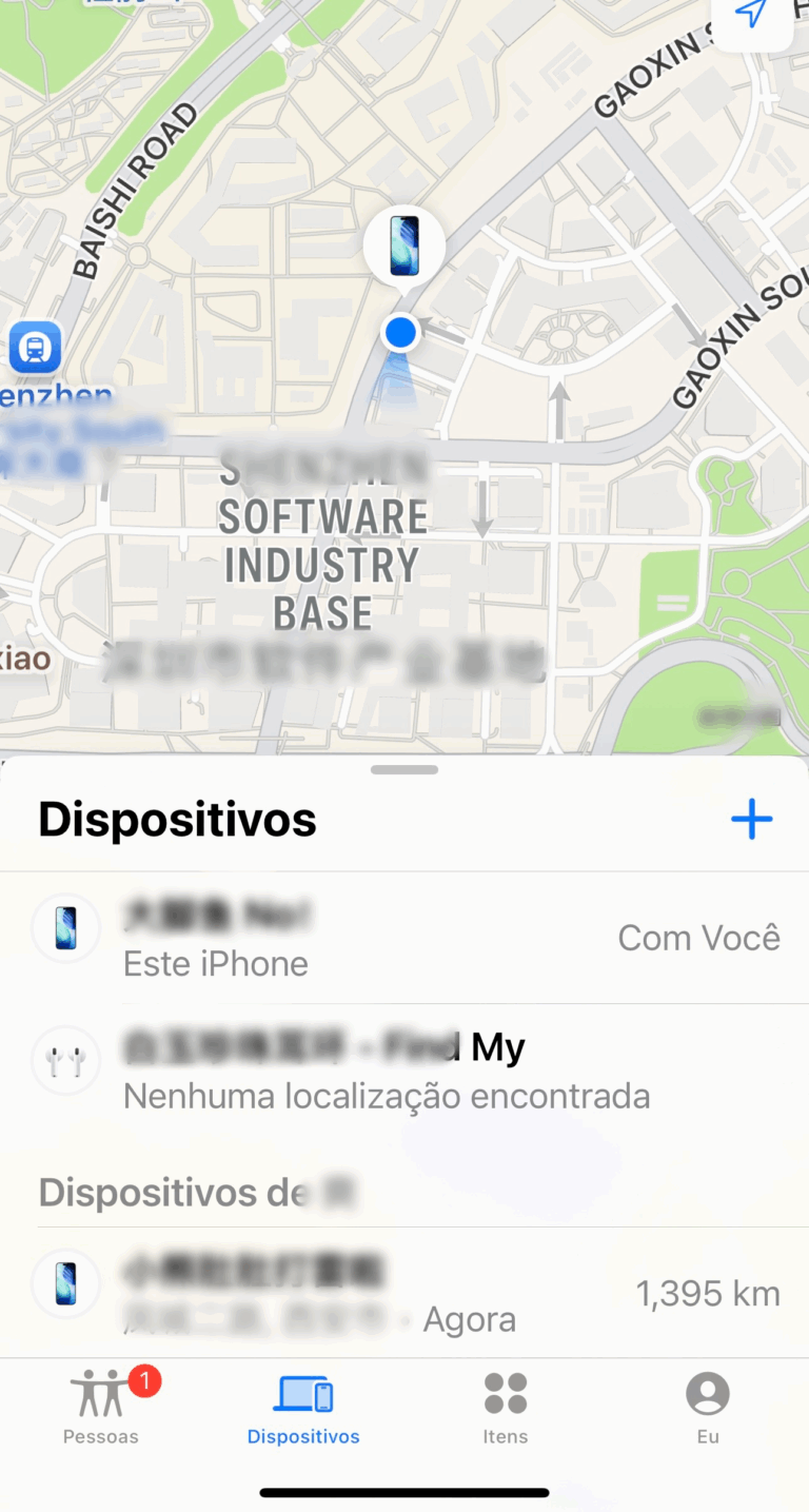 Dispositivos no Buscar