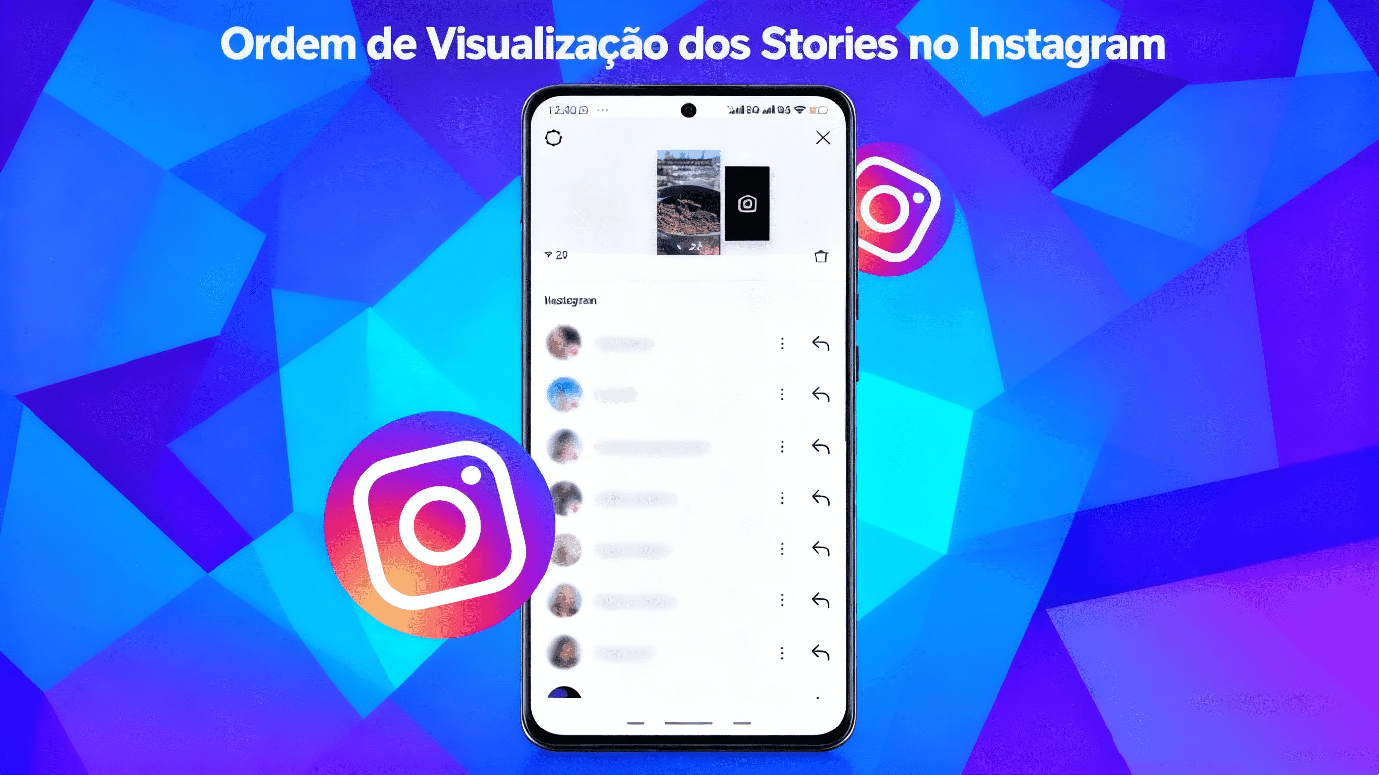Ordem de visualização dos stories do Instagram