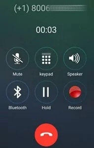 gravar chamadas no aplicativo Telefone