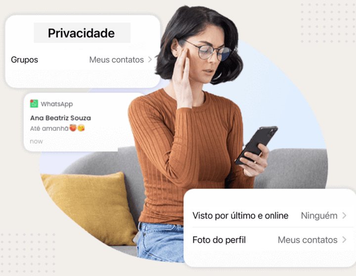 Configurações de privacidade do WhatsApp