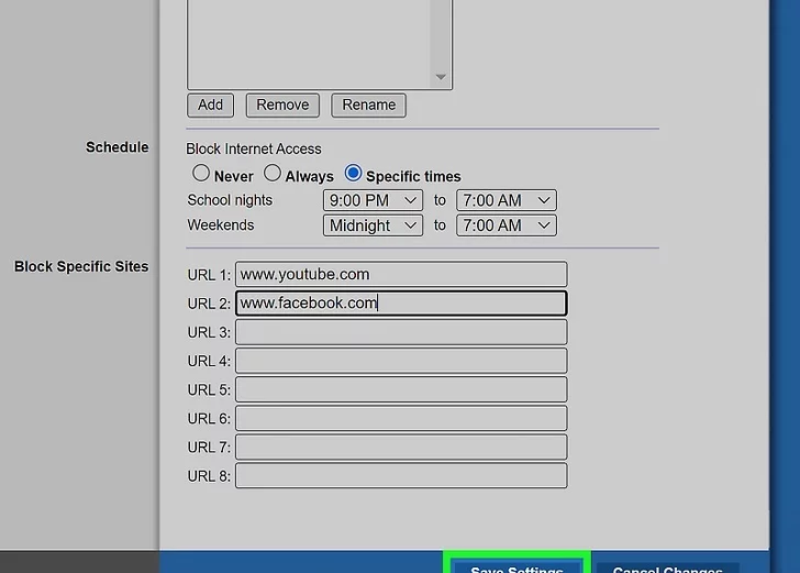 adicionar seaart ai na lista de sites bloqueados